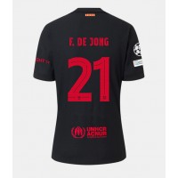 Billiga Barcelona Frenkie de Jong #21 Borta fotbollskläder 2024-25 Kortärmad